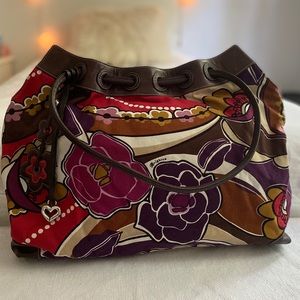 Large Brighton Canvas Tote EUC